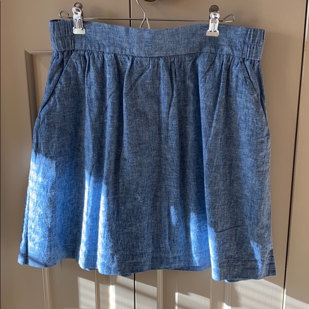Loft Chambray skirt